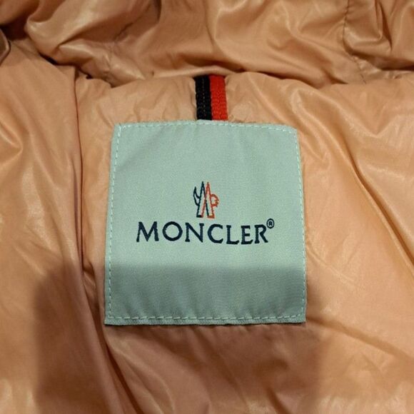 Moncler Fuligule Giubotto Pink Puffer Down Coat Jacket w/ Hood - Size 3 - Picture 13 of 16